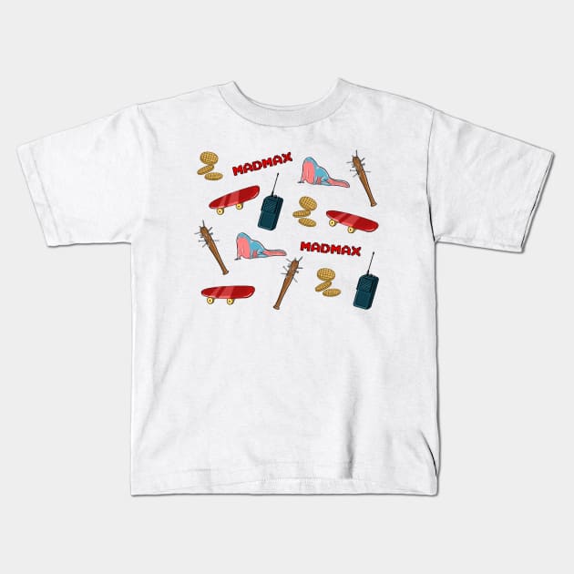 Stranger Patterns: Season 2 Kids T-Shirt by rachelka